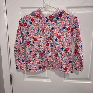 Tea collection floral print top